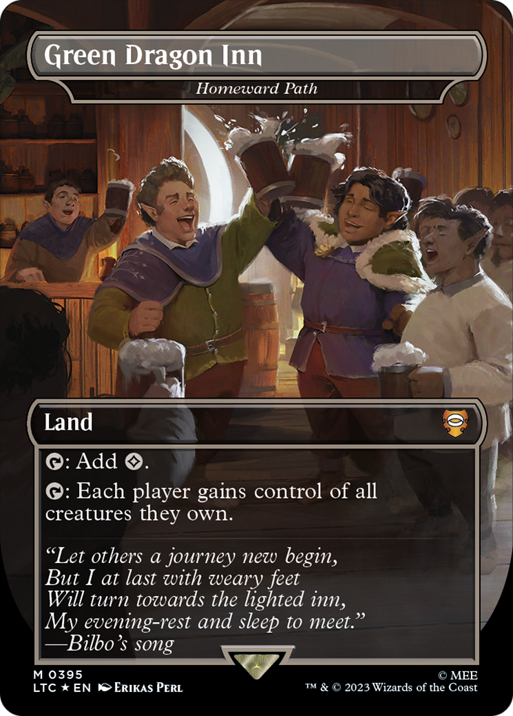 Green Dragon Inn - Homeward Path (Surge Foil Realms and Relics) [The Lord of the Rings: Tales of Middle-Earth Commander] | Gamer Loot