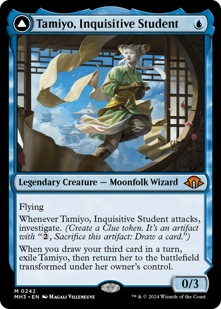 Tamiyo, Inquisitive Student // Tamiyo, Seasoned Scholar [Modern Horizons 3] | Gamer Loot