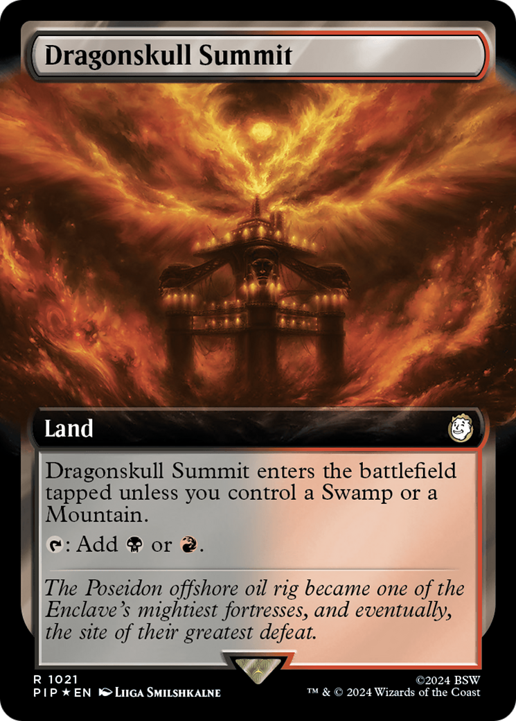 Dragonskull Summit (Extended Art) (Surge Foil) [Fallout] | Gamer Loot