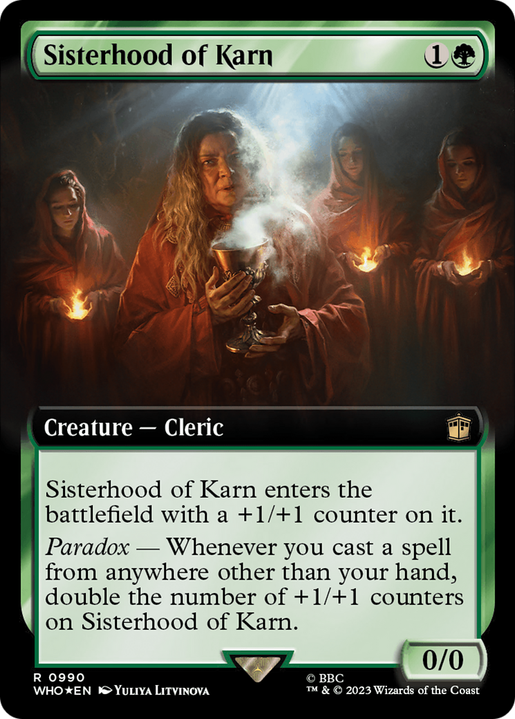 Sisterhood of Karn (Extended Art) (Surge Foil) [Doctor Who] | Gamer Loot