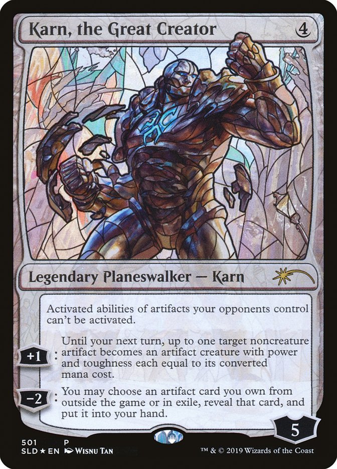 Karn, the Great Creator (Stained Glass) [Secret Lair Drop Promos] | Gamer Loot