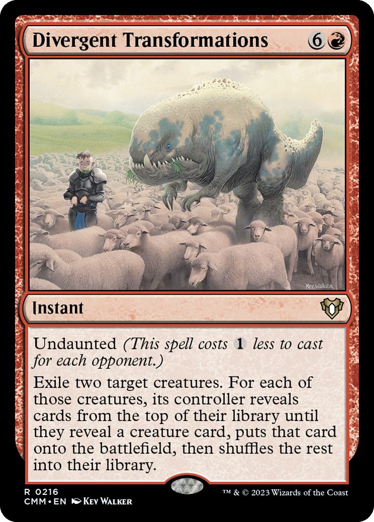 Divergent Transformations [Commander Masters] | Gamer Loot