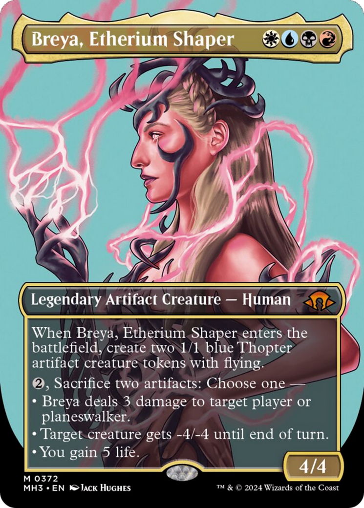 Breya, Etherium Shaper (Borderless) [Modern Horizons 3] | Gamer Loot