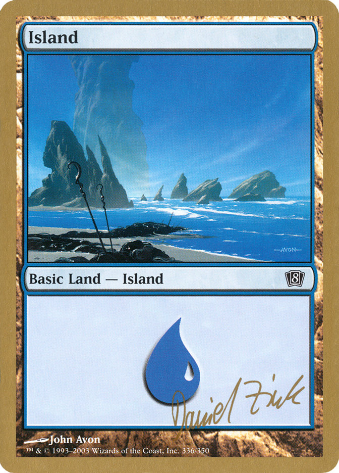 Island (dz336) (Daniel Zink) [World Championship Decks 2003] | Gamer Loot