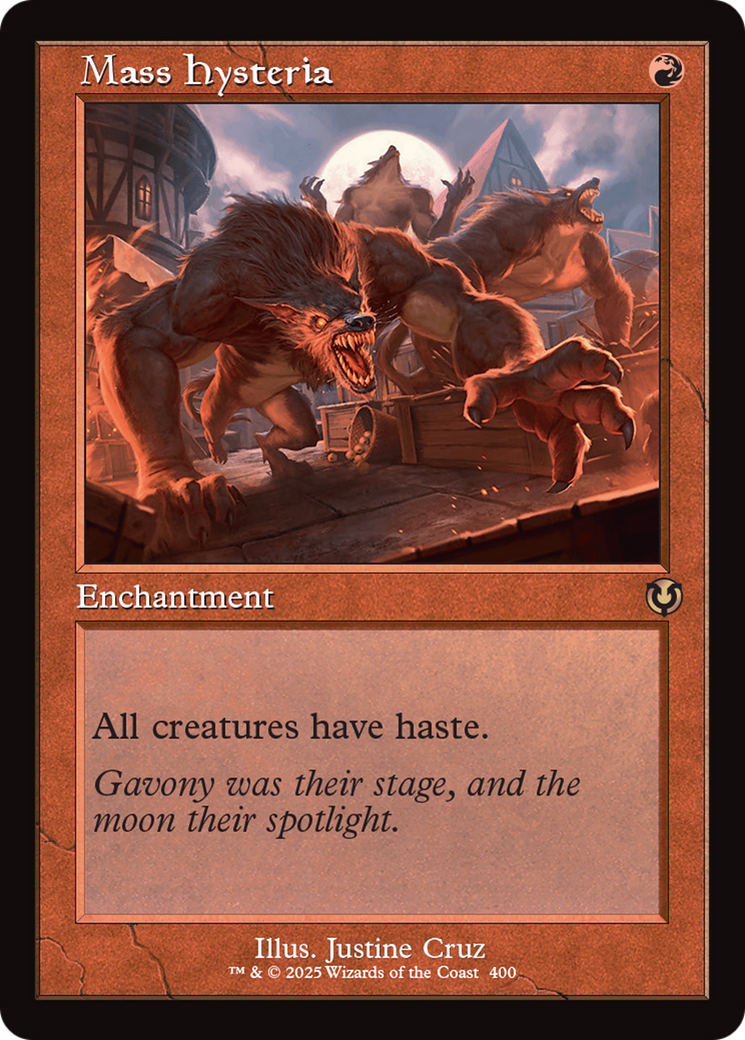 Mass Hysteria (Retro Frame) [Innistrad Remastered] | Gamer Loot