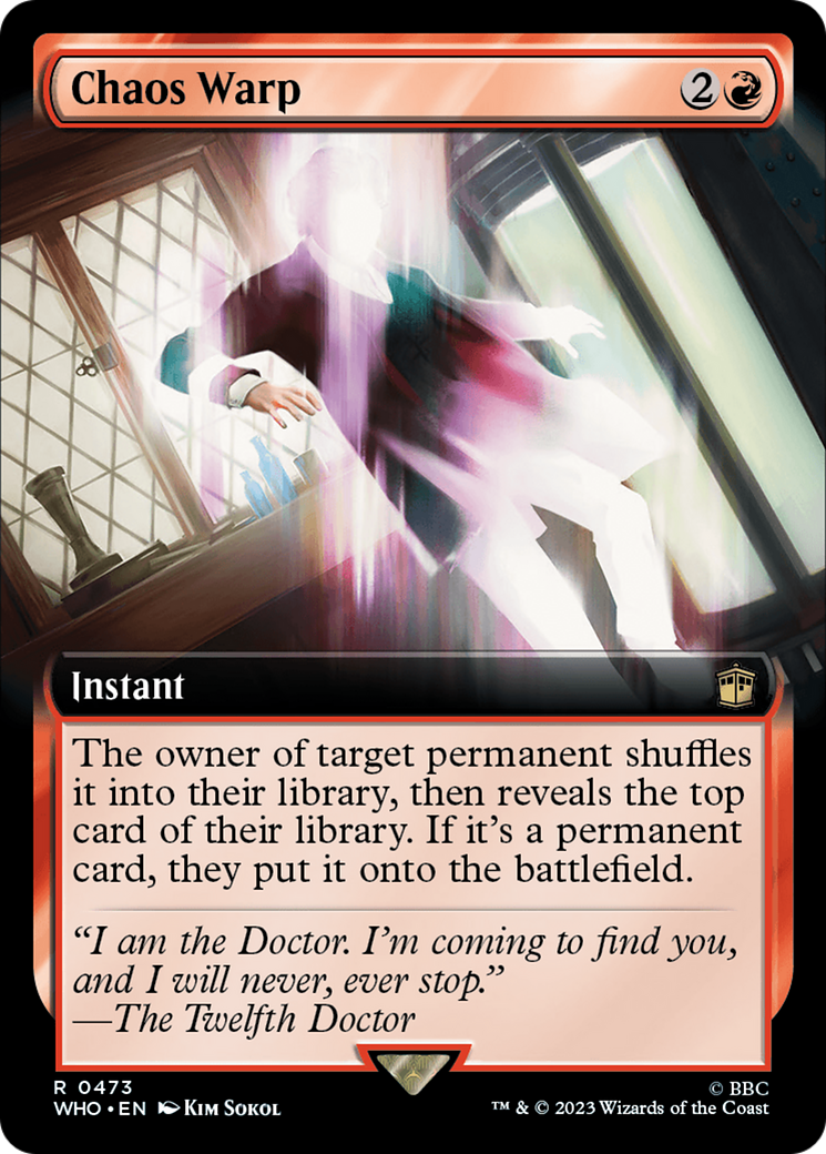 Chaos Warp (Extended Art) [Doctor Who] | Gamer Loot