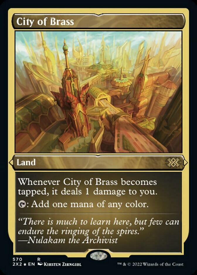 City of Brass (Foil Etched) [Double Masters 2022] | Gamer Loot