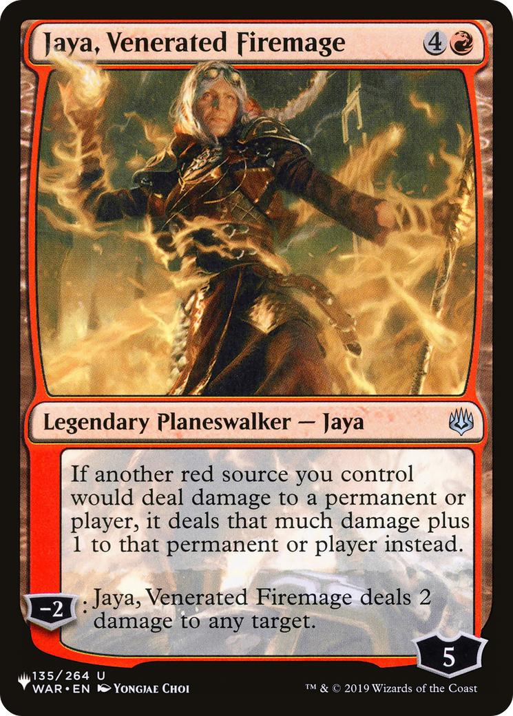 Jaya, Venerated Firemage [The List Reprints] | Gamer Loot