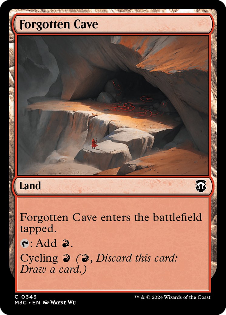 Forgotten Cave (Ripple Foil) [Modern Horizons 3 Commander] | Gamer Loot