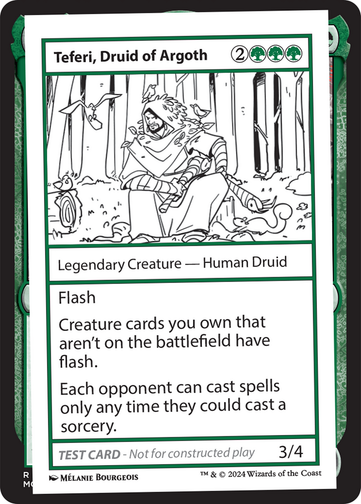 Teferi, Druid of Argoth [Mystery Booster 2 Playtest Cards] | Gamer Loot