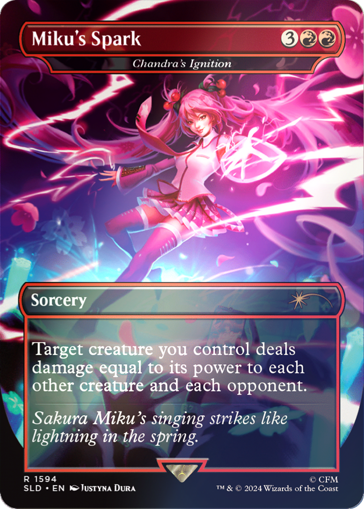 Miku's Spark - Chandra's Ignition (Rainbow Foil) [Secret Lair Drop Series] | Gamer Loot