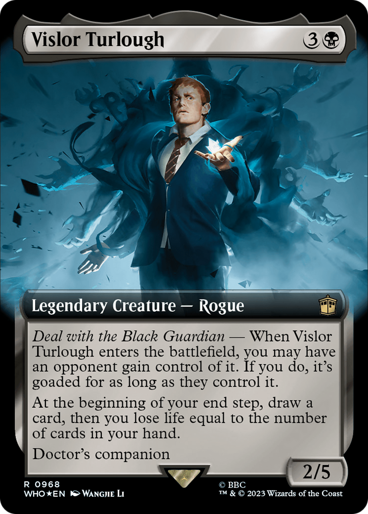 Vislor Turlough (Extended Art) (Surge Foil) [Doctor Who] | Gamer Loot