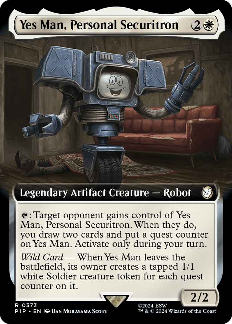 Yes Man, Personal Securitron (Extended Art) [Fallout] | Gamer Loot