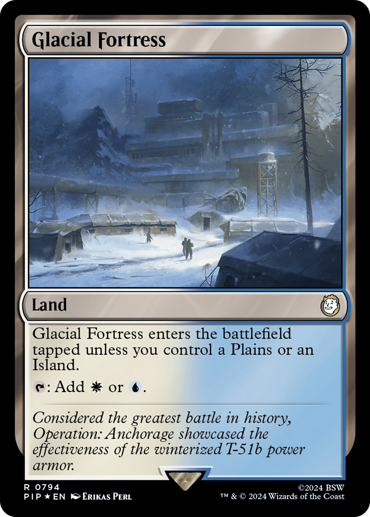 Glacial Fortress (Surge Foil) [Fallout] | Gamer Loot