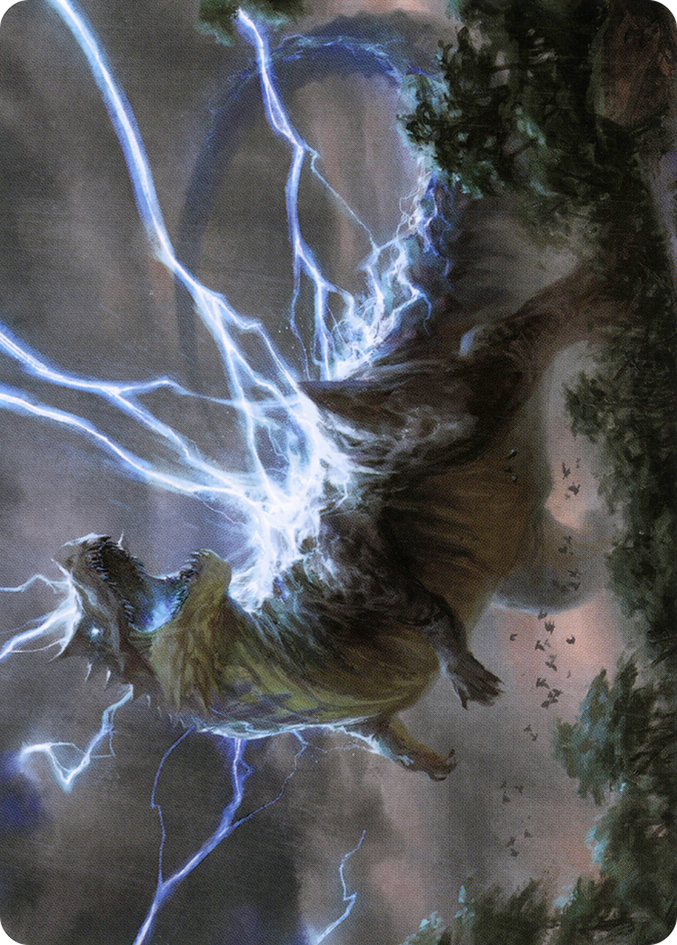 Thrasta, Tempest's Roar Art Card (41) [Modern Horizons 2 Art Series] | Gamer Loot