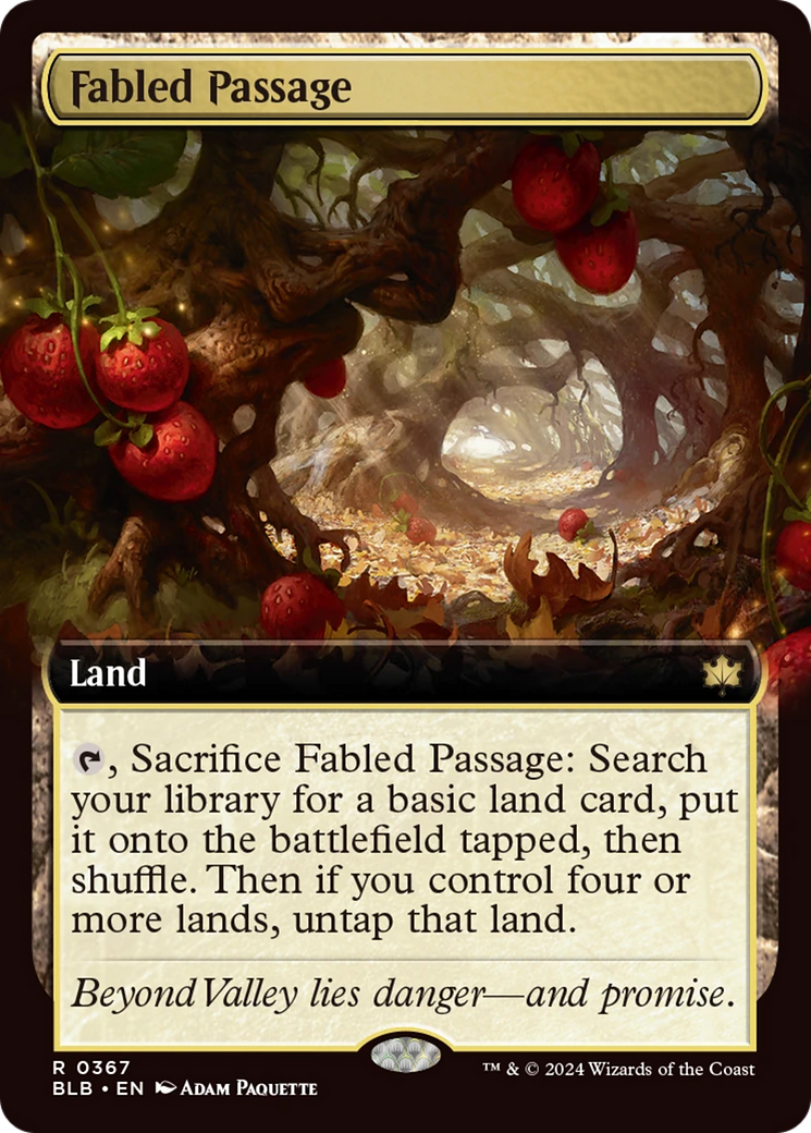 Fabled Passage (Extended Art) [Bloomburrow] | Gamer Loot