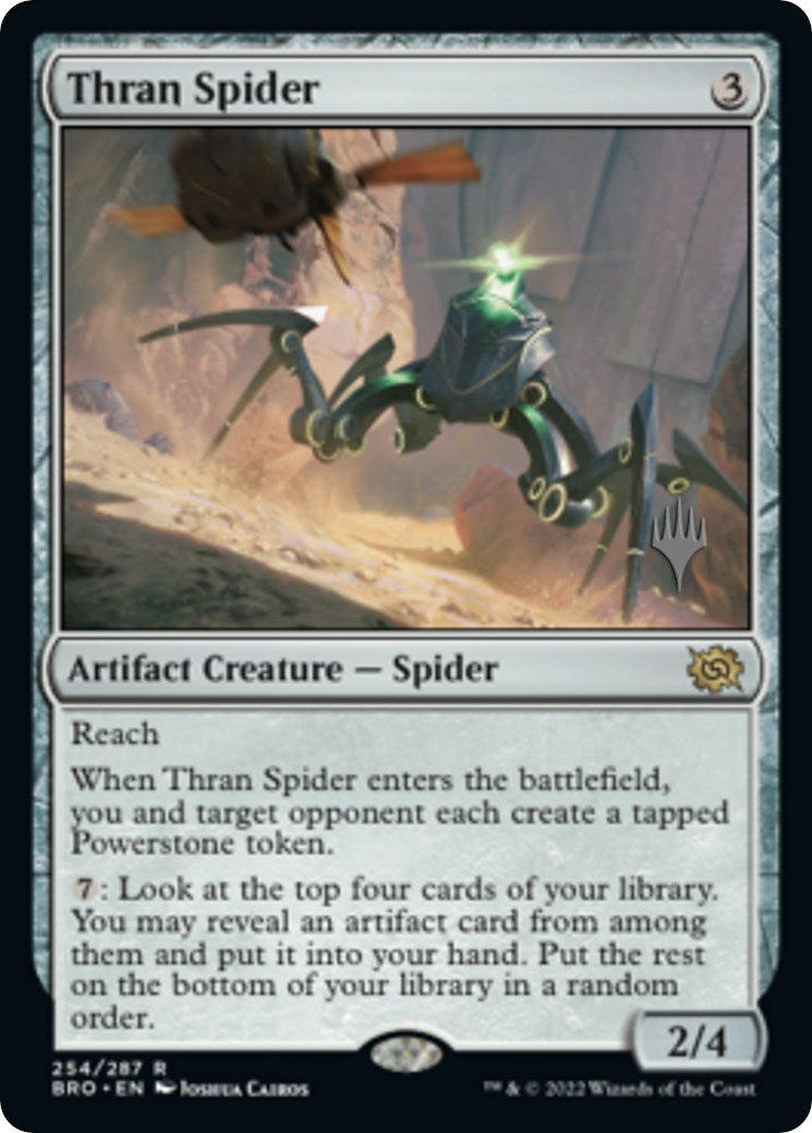 Thran Spider (Promo Pack) [The Brothers' War Promos] | Gamer Loot