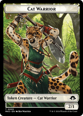 Servo // Cat Warrior Double-Sided Token [Modern Horizons 3 Tokens] | Gamer Loot