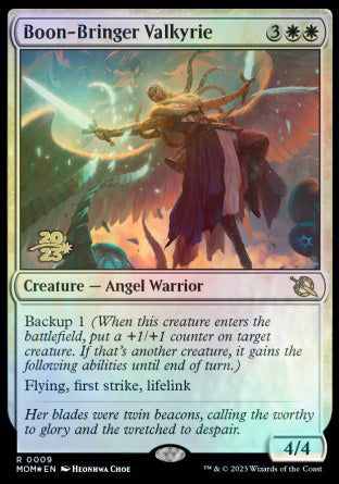 Boon-Bringer Valkyrie [March of the Machine Prerelease Promos] | Gamer Loot