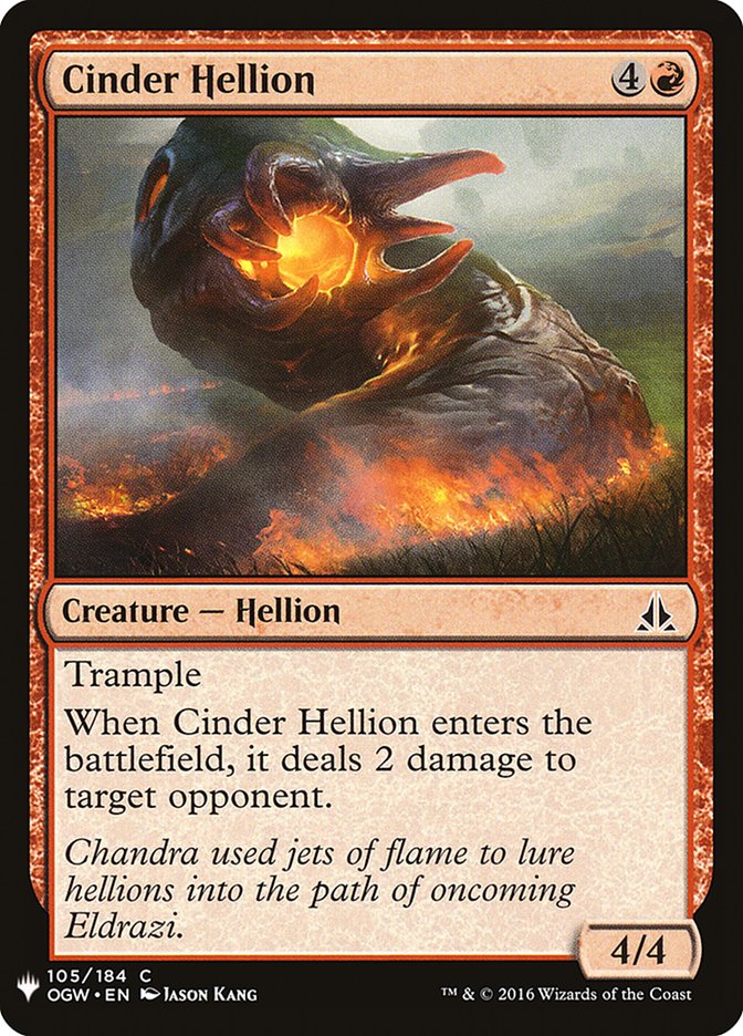 Cinder Hellion [Mystery Booster] | Gamer Loot