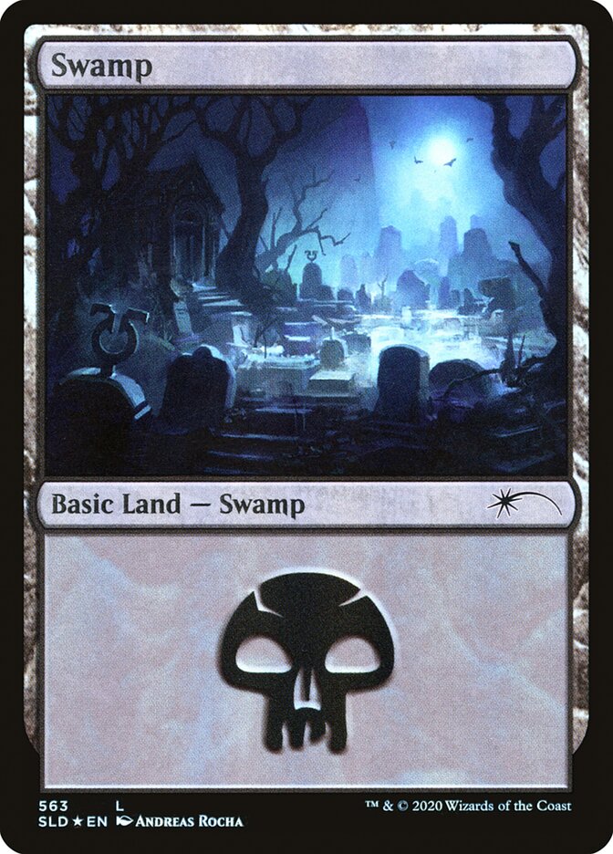 Swamp (Spooky) (563) [Secret Lair Drop Promos] | Gamer Loot