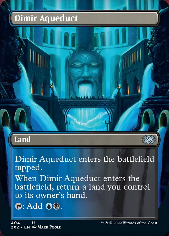 Dimir Aqueduct (Borderless Alternate Art) [Double Masters 2022] | Gamer Loot