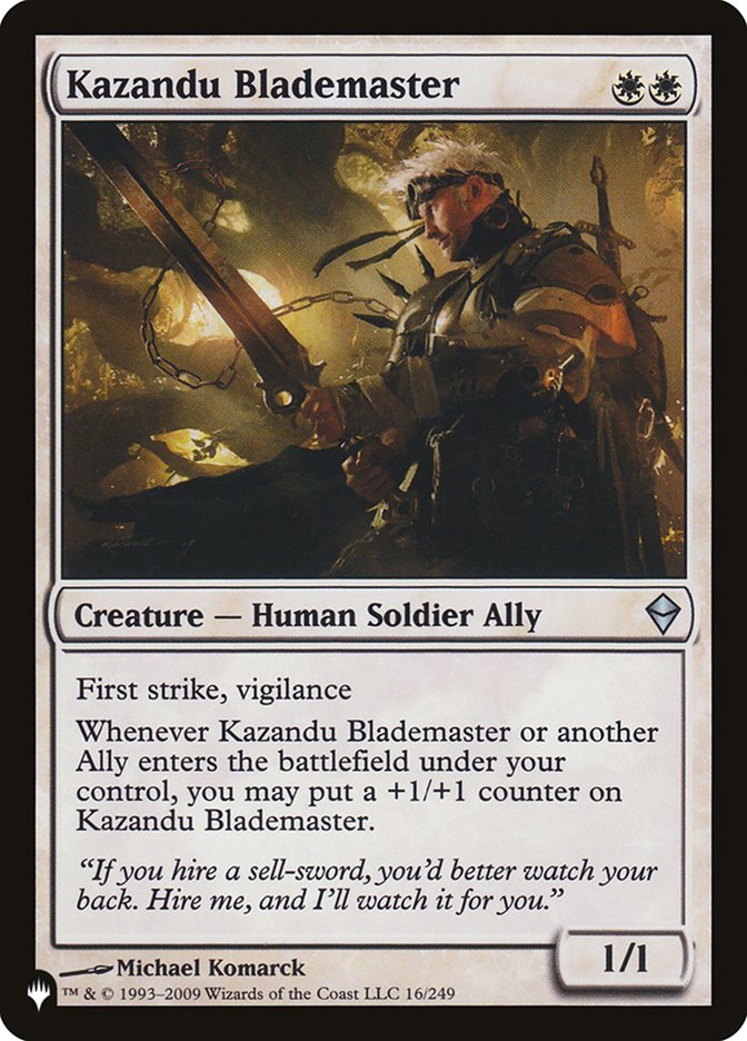 Kazandu Blademaster [The List] | Gamer Loot