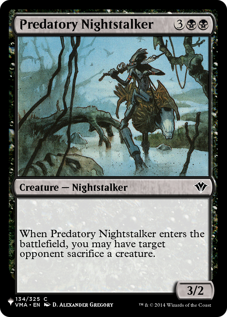 Predatory Nightstalker [The List Reprints] | Gamer Loot