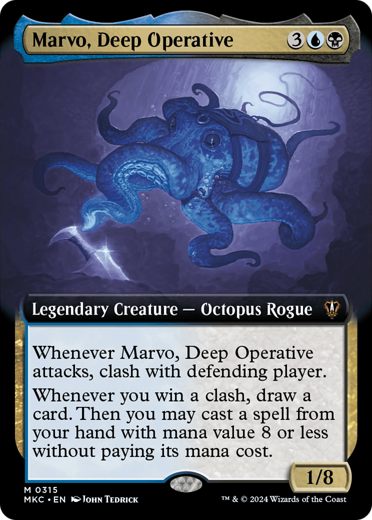 Marvo, Deep Operative (Extended Art) [Murders at Karlov Manor Commander] | Gamer Loot