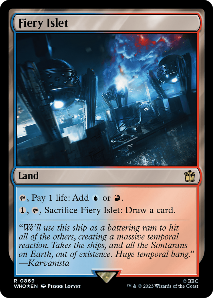 Fiery Islet (Surge Foil) [Doctor Who] | Gamer Loot