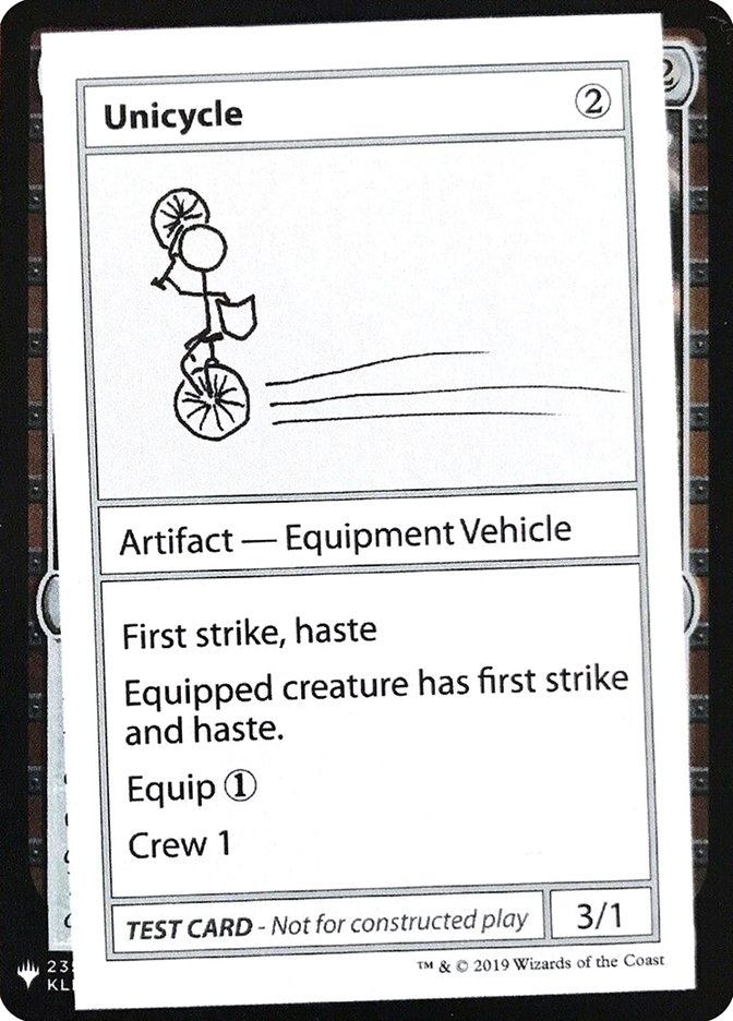 Unicycle [Mystery Booster Playtest Cards] | Gamer Loot