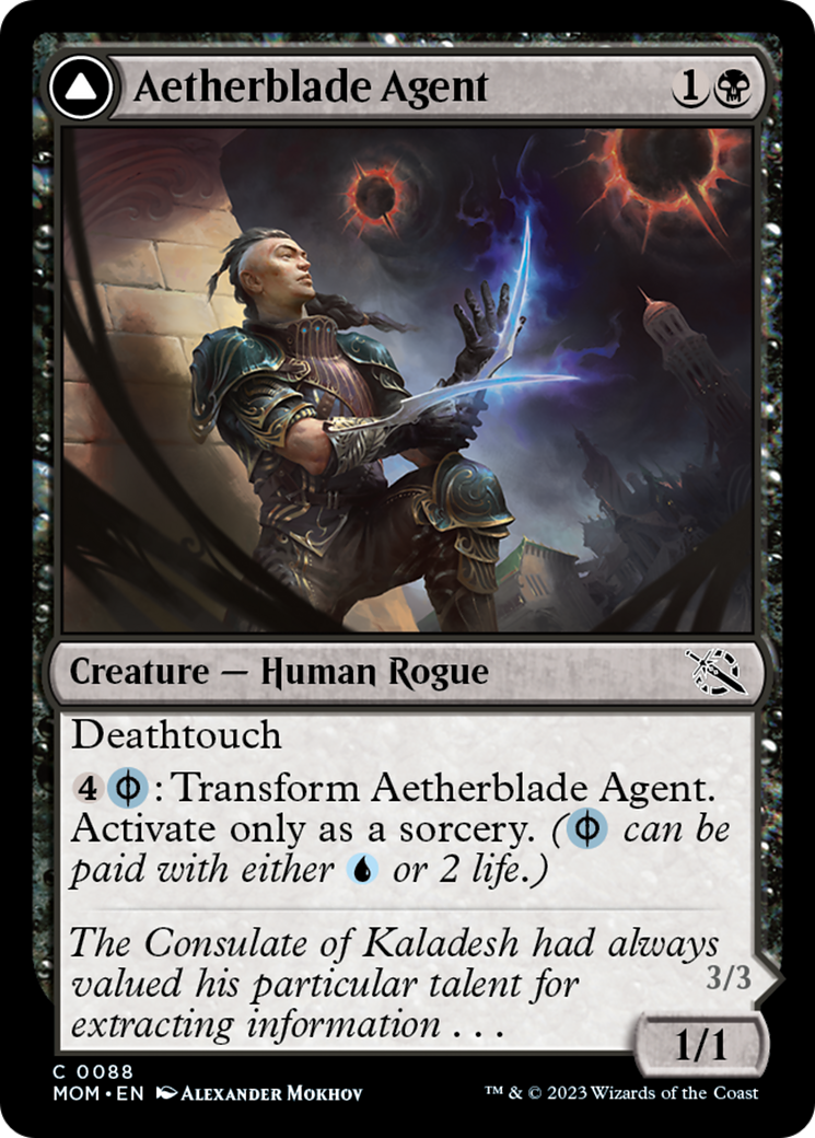 Aetherblade Agent // Gitaxian Mindstinger [March of the Machine] | Gamer Loot