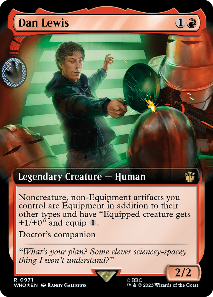 Dan Lewis (Extended Art) (Surge Foil) [Doctor Who] | Gamer Loot