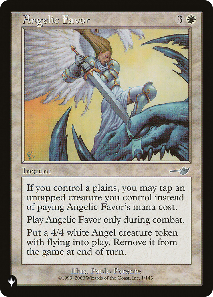 Angelic Favor [The List Reprints] | Gamer Loot