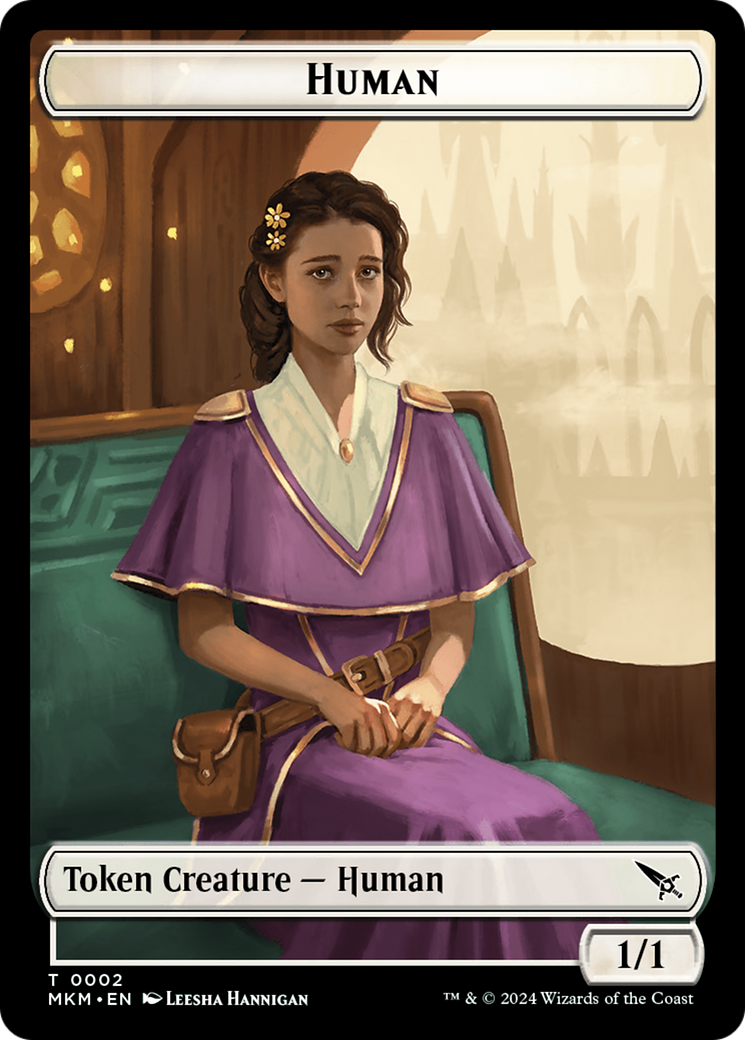 Detective // Human Double-Sided Token [Murders at Karlov Manor Tokens] | Gamer Loot