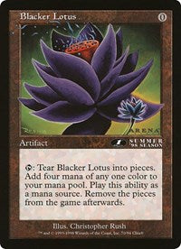 Blacker Lotus (Oversized) [Oversize Cards] | Gamer Loot