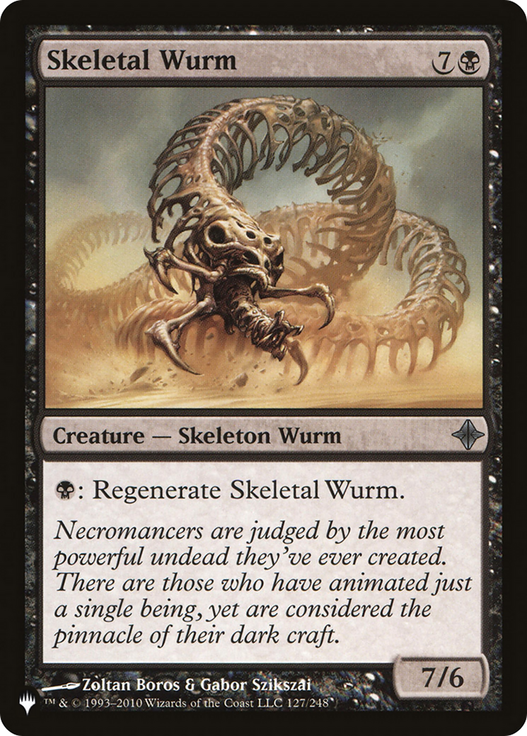 Skeletal Wurm [The List Reprints] | Gamer Loot