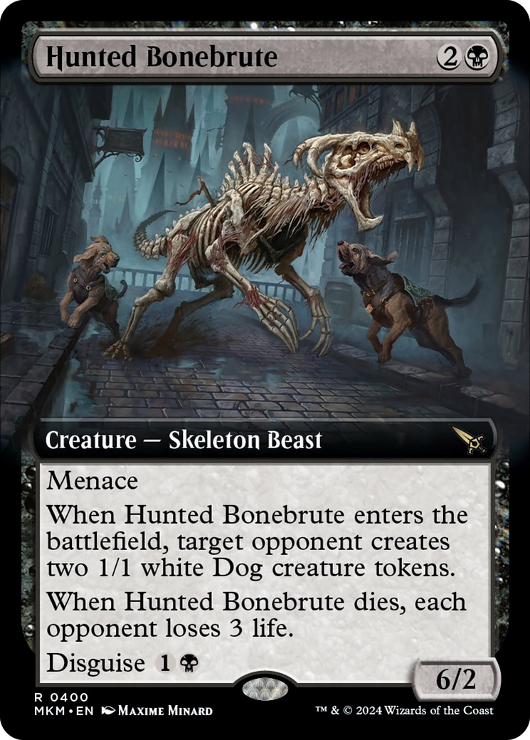 Hunted Bonebrute (Extended Art) [Murders at Karlov Manor] | Gamer Loot