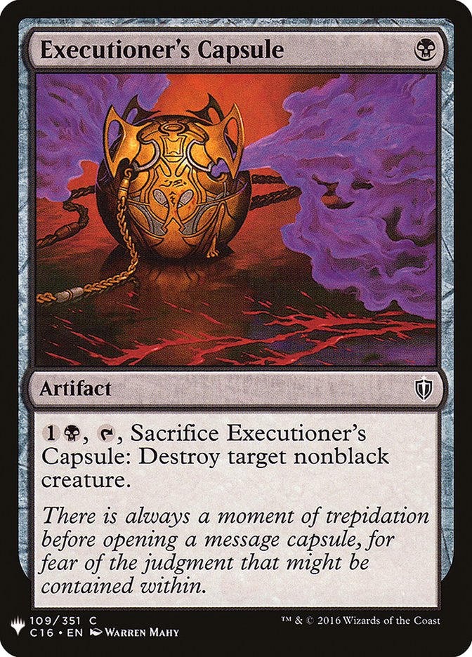 Executioner's Capsule [Mystery Booster] | Gamer Loot