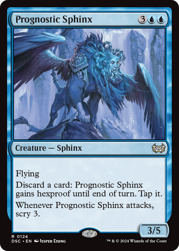 Prognostic Sphinx [Duskmourn: House of Horror Commander] | Gamer Loot