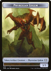 Phyrexian Goblin // Phyrexian Golem Double-Sided Token [Phyrexia: All Will Be One Tokens] | Gamer Loot