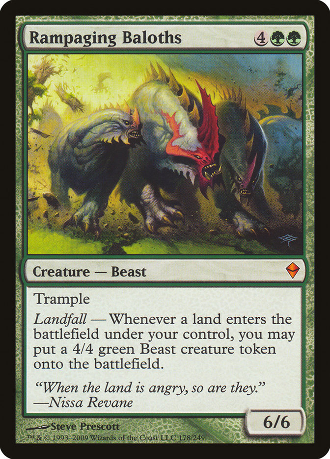 Rampaging Baloths (Oversized) [Oversize Cards] | Gamer Loot