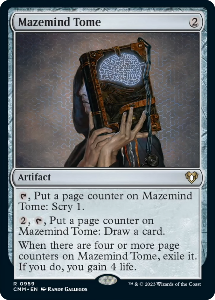 Mazemind Tome [Commander Masters] | Gamer Loot