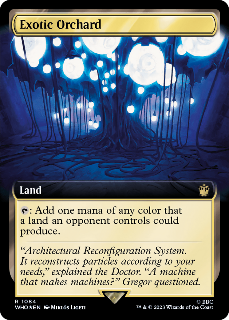 Exotic Orchard (Extended Art) (Surge Foil) [Doctor Who] | Gamer Loot