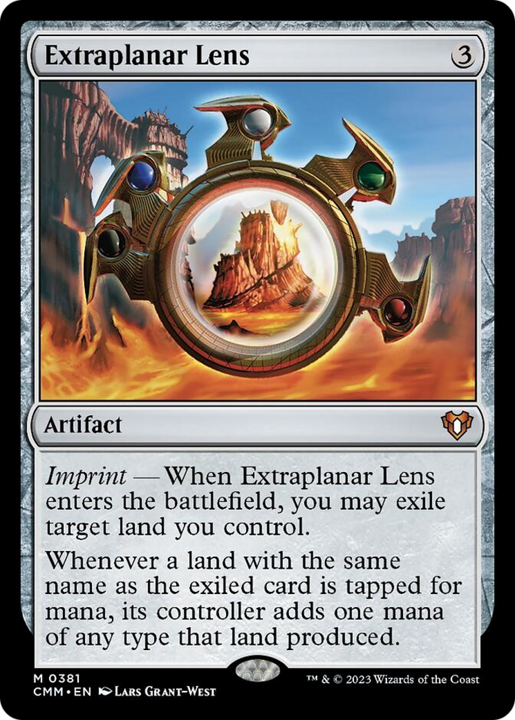 Extraplanar Lens [Commander Masters] | Gamer Loot