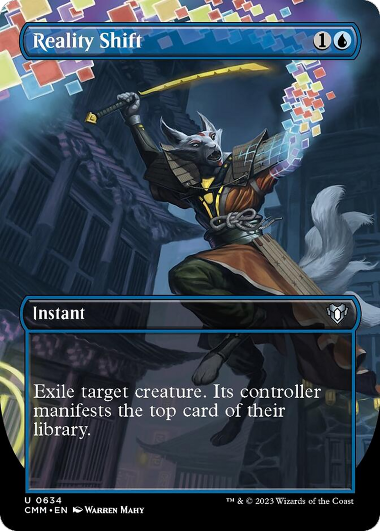 Reality Shift (Borderless Alternate Art) [Commander Masters] | Gamer Loot