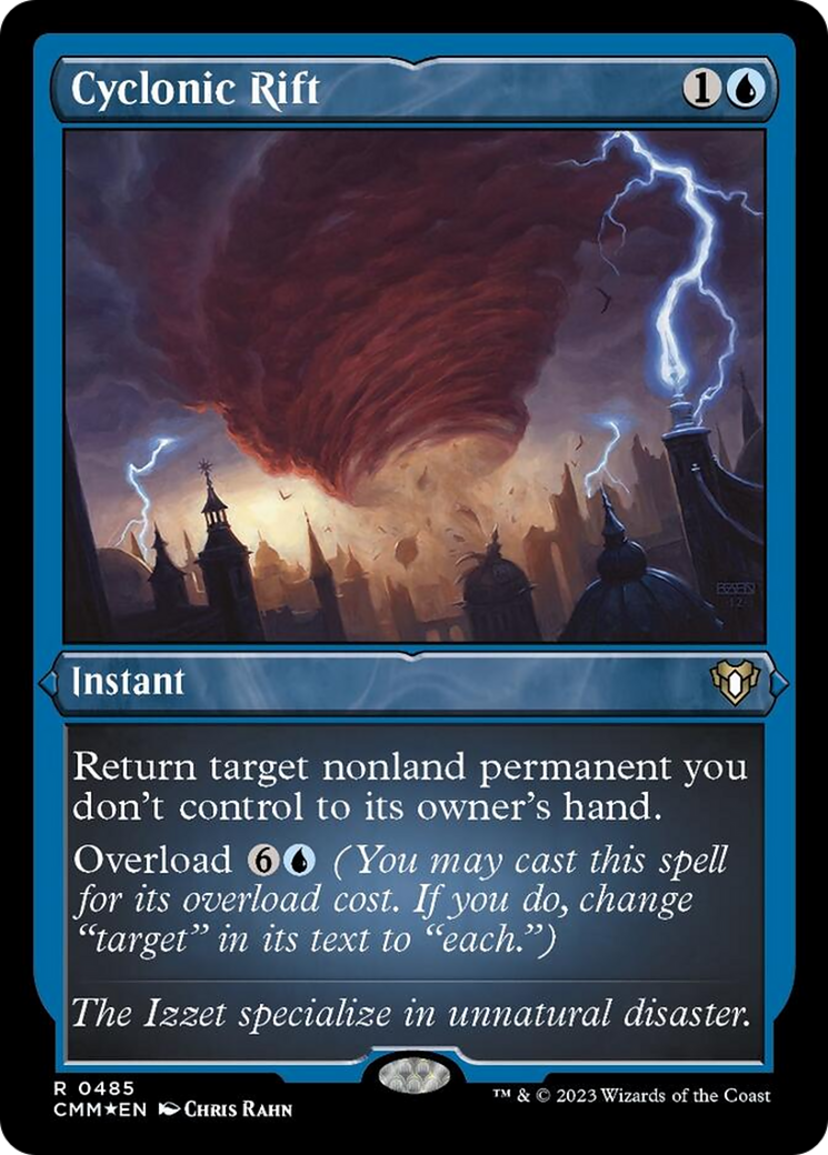 Cyclonic Rift (Foil Etched) [Commander Masters] | Gamer Loot