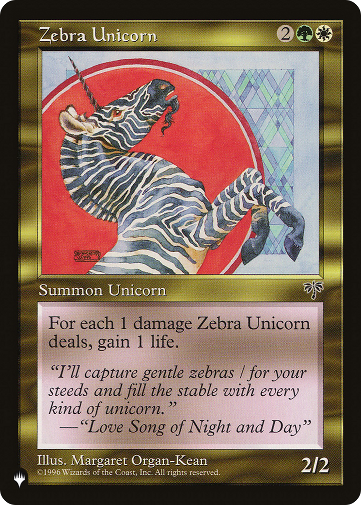 Zebra Unicorn [The List] | Gamer Loot