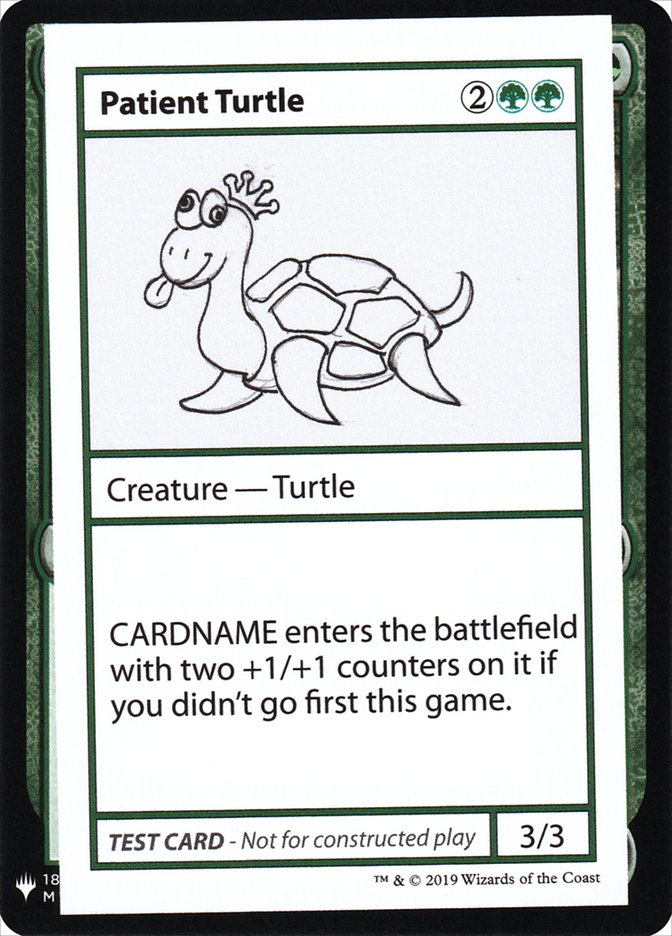 Patient Turtle [Mystery Booster Playtest Cards] | Gamer Loot