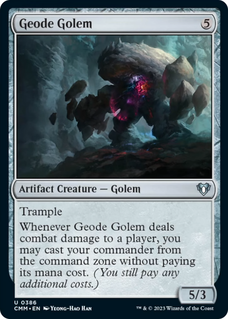 Geode Golem [Commander Masters] | Gamer Loot